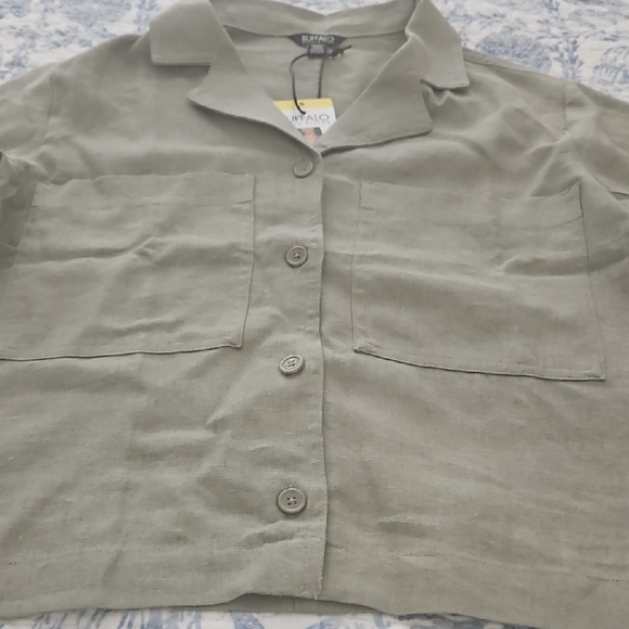 Buffalo Olive Green Womens Shirt - Picture 1 of 7
